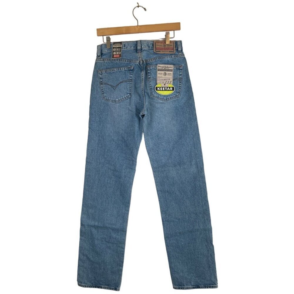NWT 90s RARE DIESEL Keetar Mens Size 28 x 32 Jean Blue Stone Wash Straight Italy